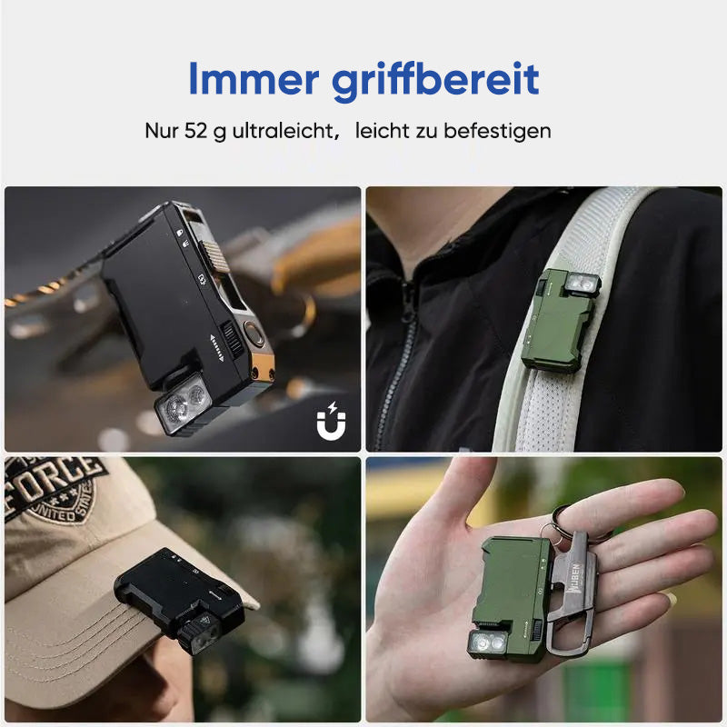 Magnetische Mini EDC Taschenlampe