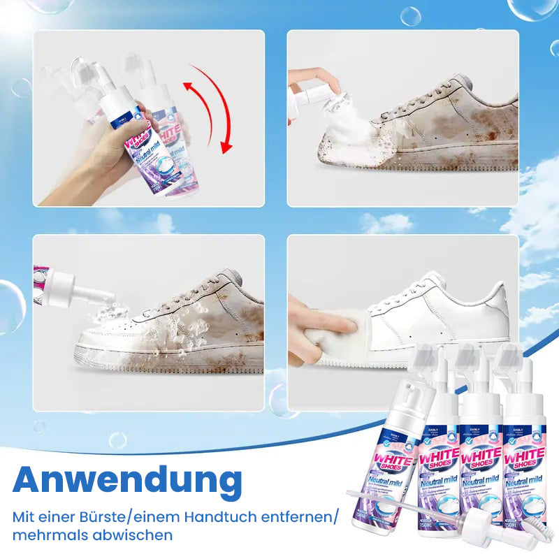 🤍Schaum No-Rinse Reiniger — Hellt & Weißt Schuhe sofort auf