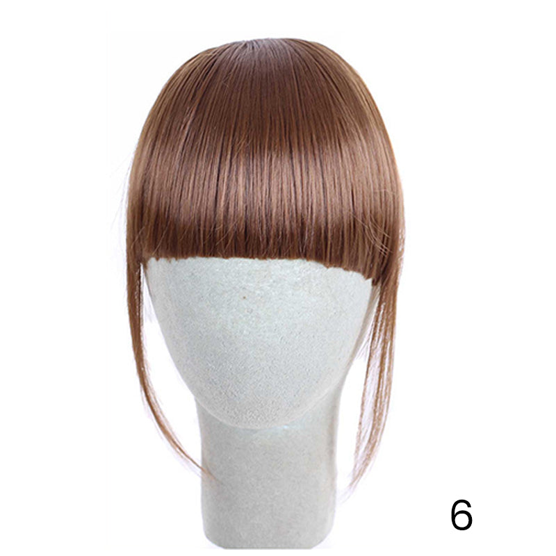 Sømløs 3D Clip-In Bangs hårforlængelse