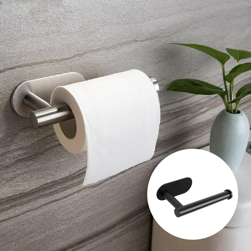 Vægmonteret toiletpapirrulleholder i rustfrit stål