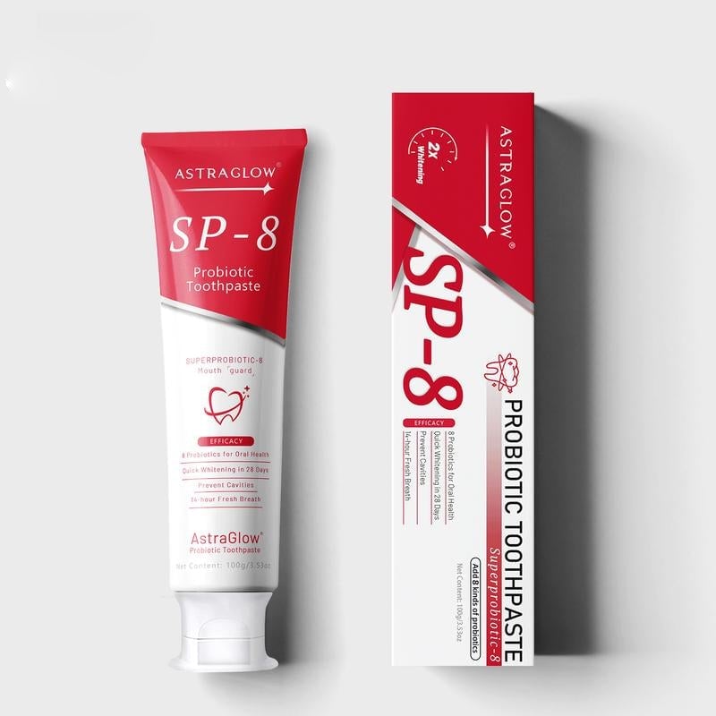 SP-8/SP-10 Probiotisk Hvidgørende Tandpasta til Mundhygiejne