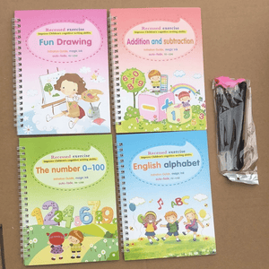 Magisches Übungsbuch mit Rillen