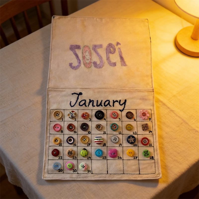 2026 DIY-Knopfkalender-Set