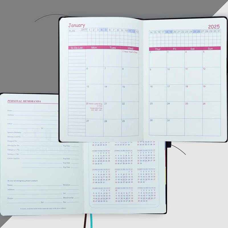 2025 Eine Seite pro Tag Planer - Ihr ultimativer Geschenkkalender