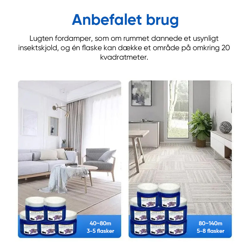 Kraftig sikker kakerlakafvisende æterisk olie