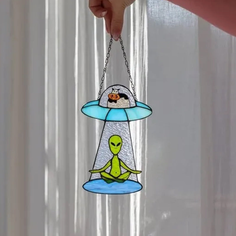 Kreative Fensteranhänger