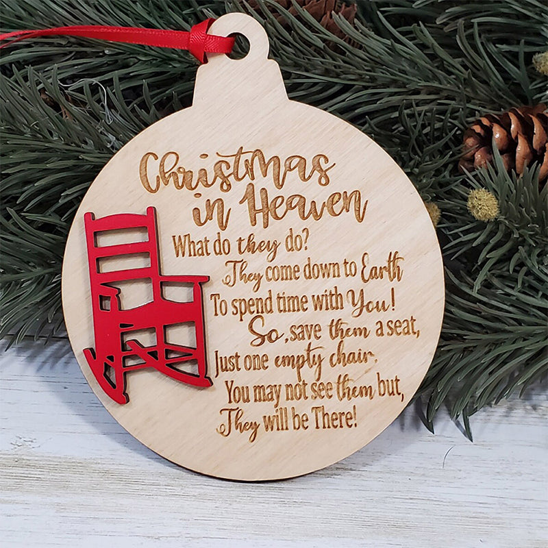 Himmlischer Stuhl Weihnachten Memorial Charme