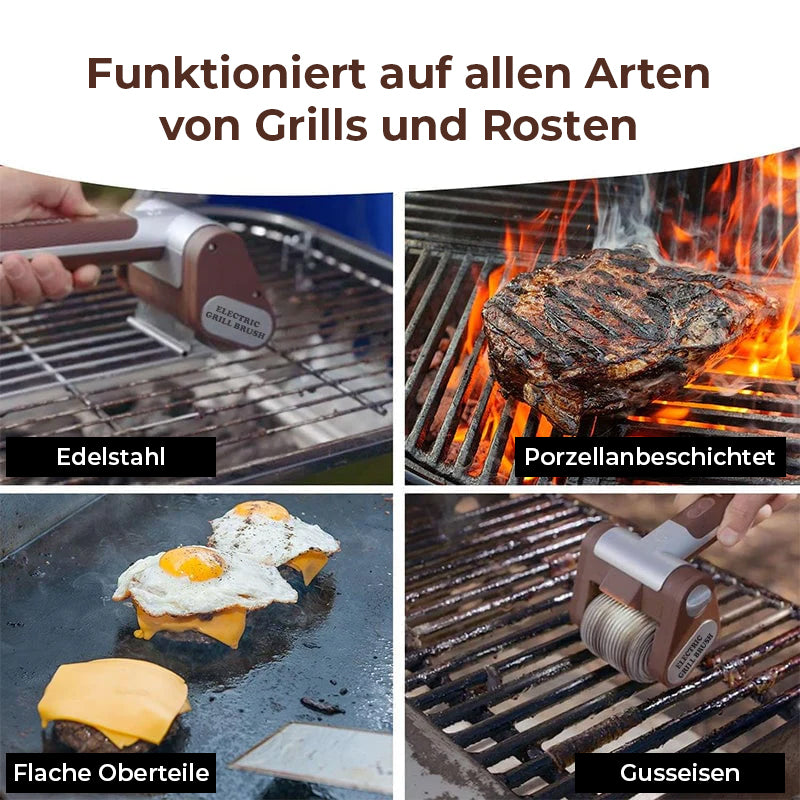 Elektrischer Grillreiniger ohne Borsten