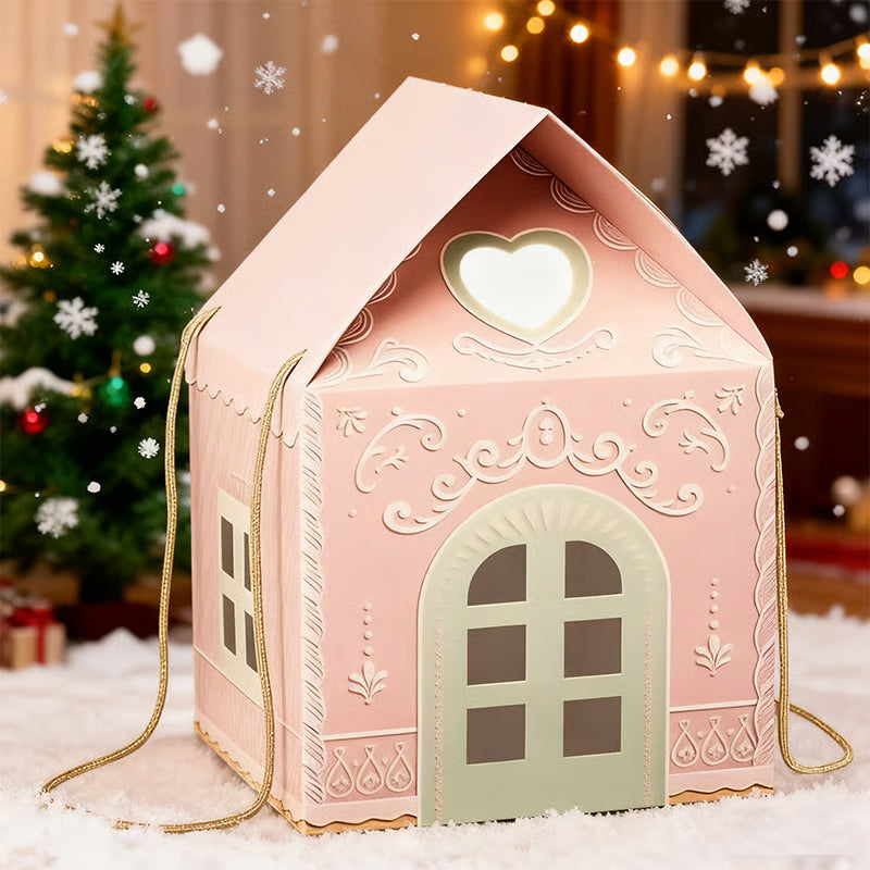 Weihnachtswunderland-Cottage-Geschenkbox