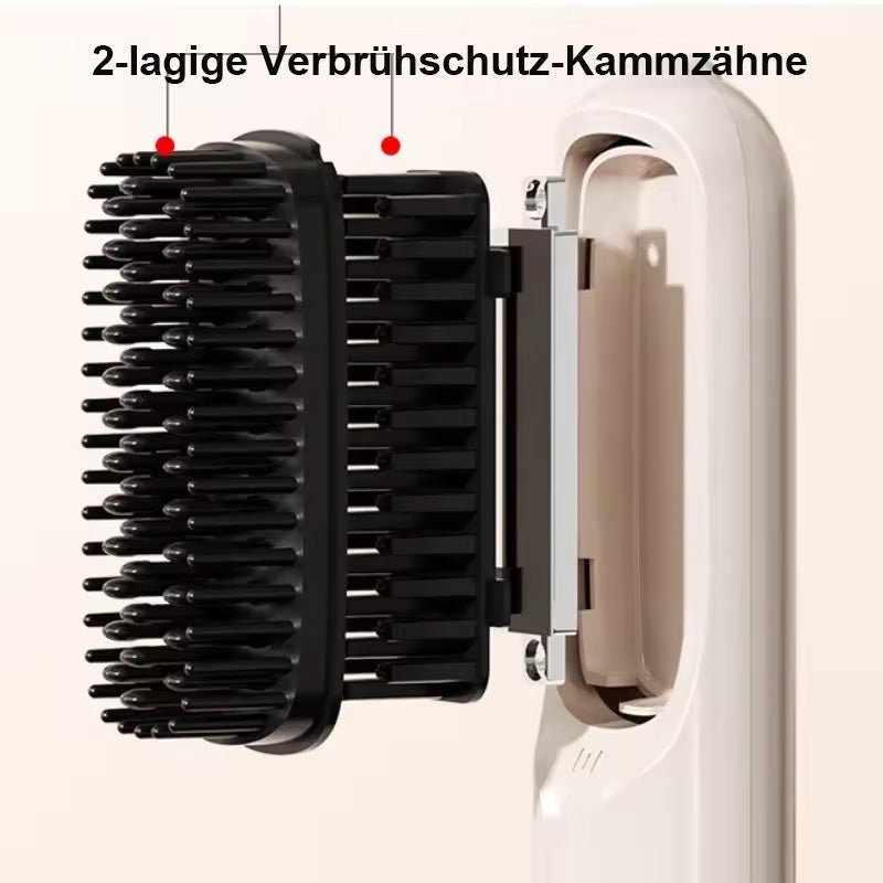 Kabellose Haarglätterbürste