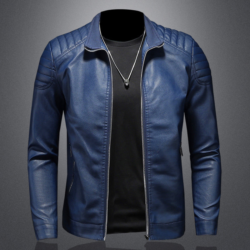 Klassische Lederjacke