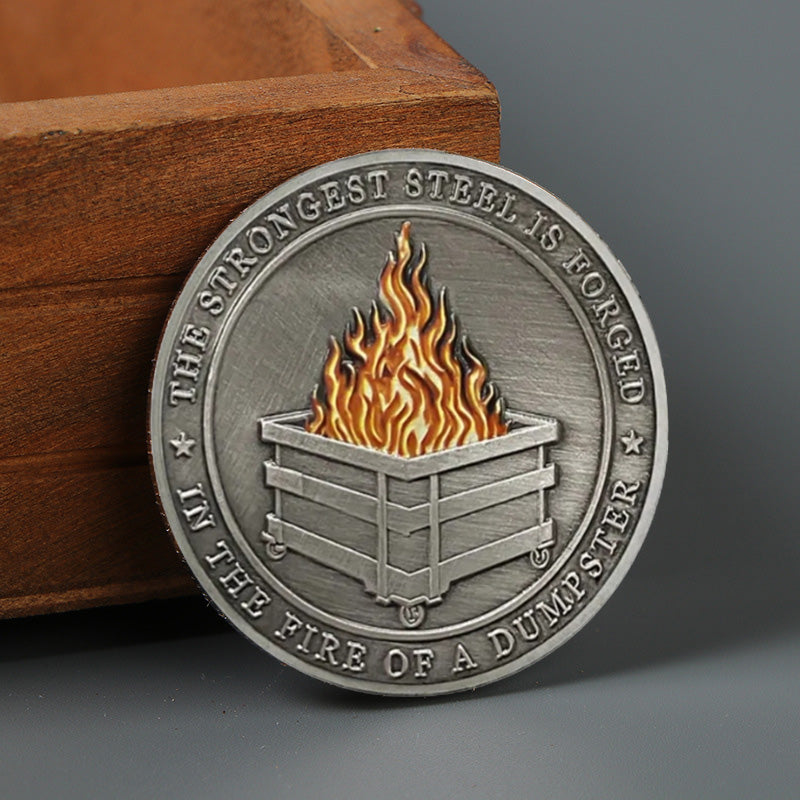 Dumpster Fire Challenge mønt