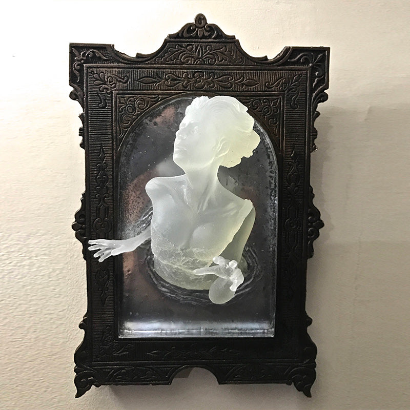 Geist im Spiegel Wanddekoration