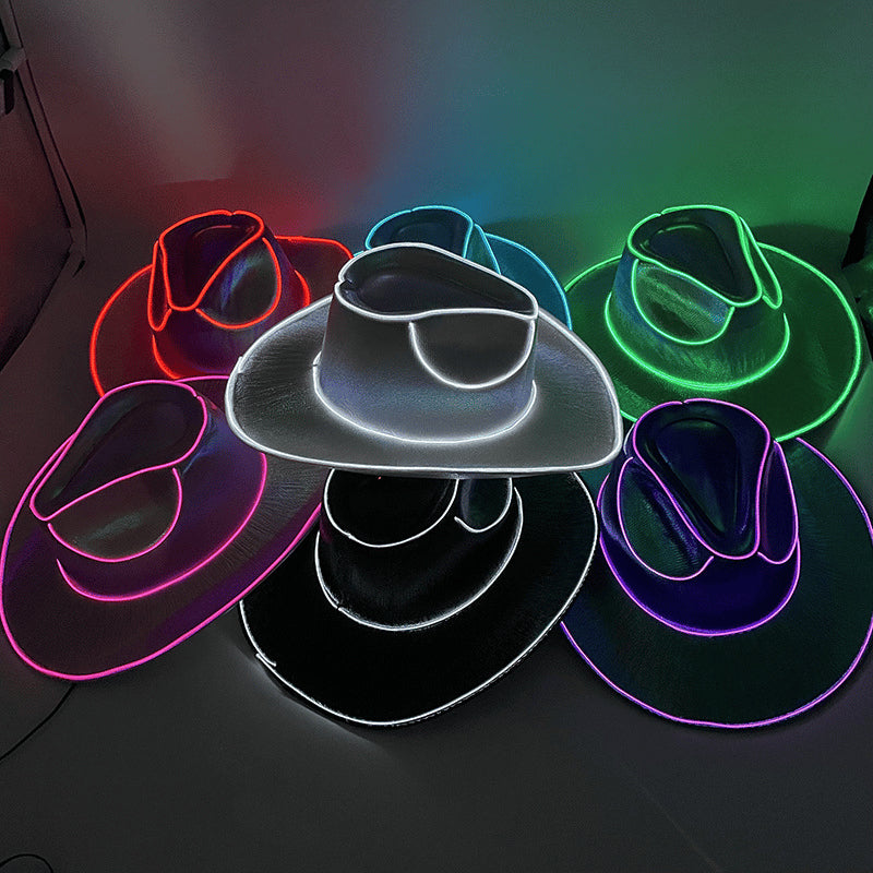 LED-Cowboy-Partyhut