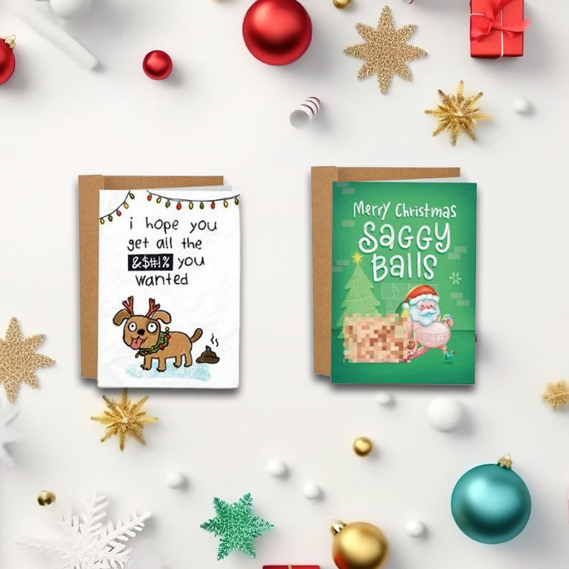 9 værste julehilsenskort nogensinde bundt æskesæt