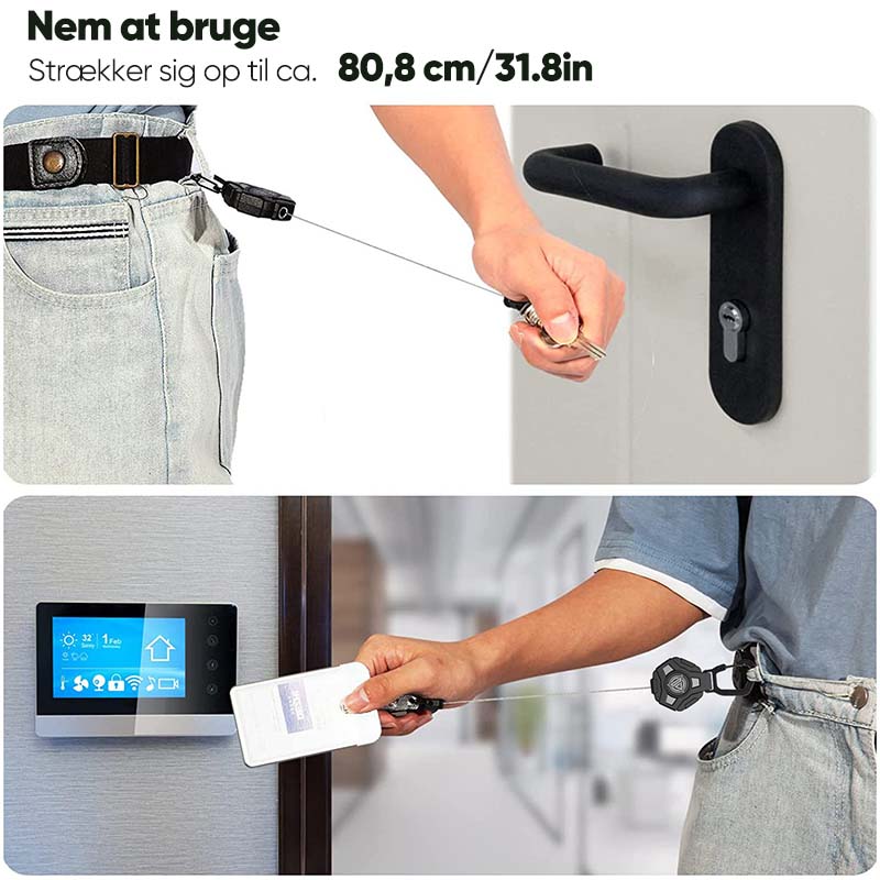 Tung, udtrækkelig nøglering