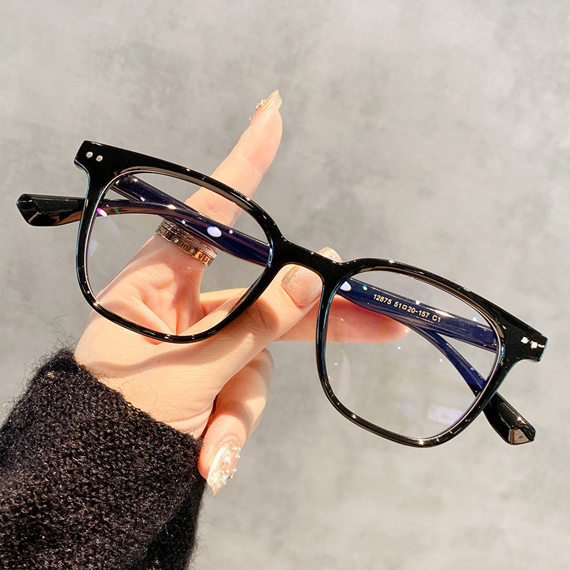 Anti-Blaulicht-Brille mit quadratischem Rahmen