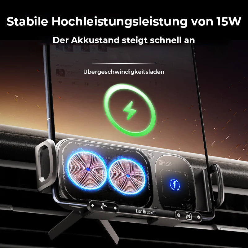 Kabellose Ladestation mit rotierbarer Halterung fürs Auto
