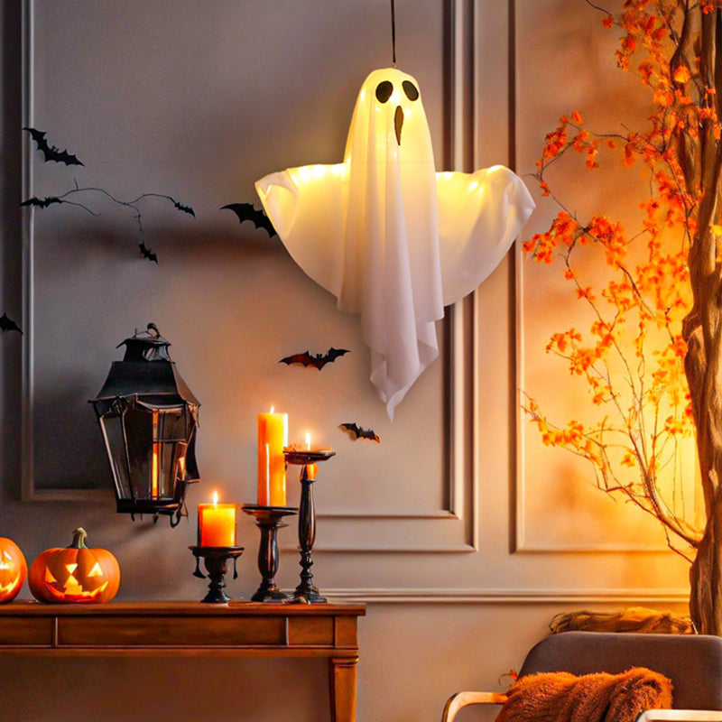 Leuchtender Halloween-Geister-Kronleuchter