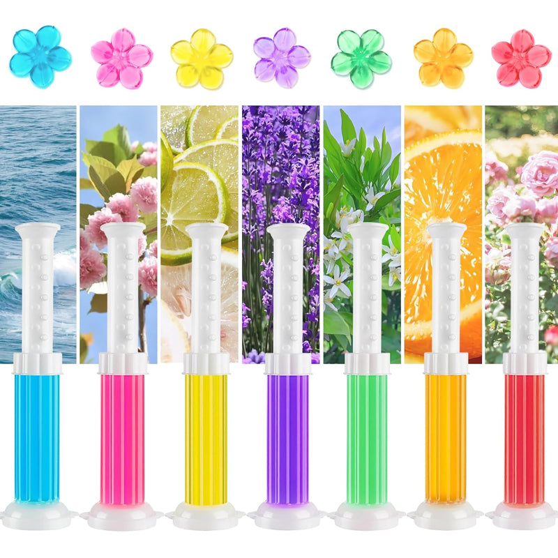 7 Stk. duftende Blume Toilettenreinigungsgel