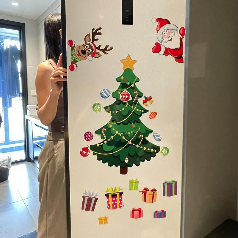 Magnetiske klistermærker med juletema