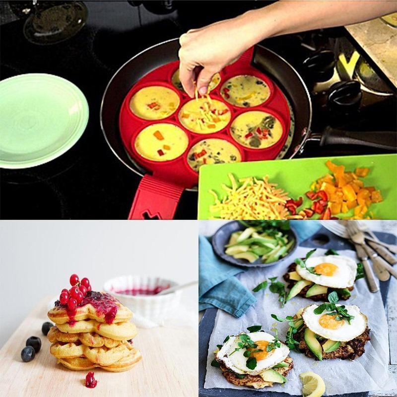 Non-stick silikone pandekageform ring