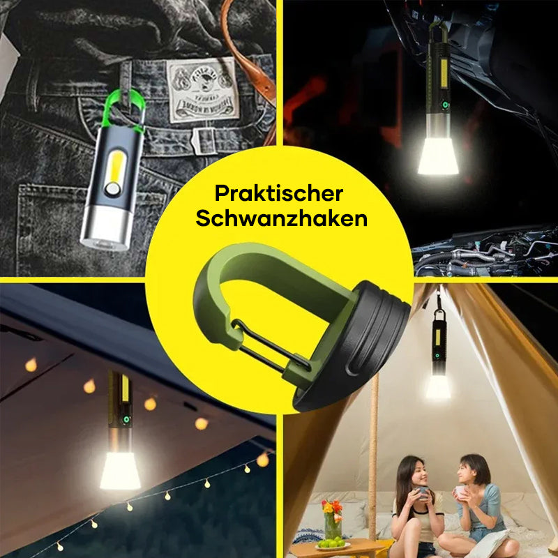 Multifunktionale Outdoor-Taschenlampe für Abenteuer