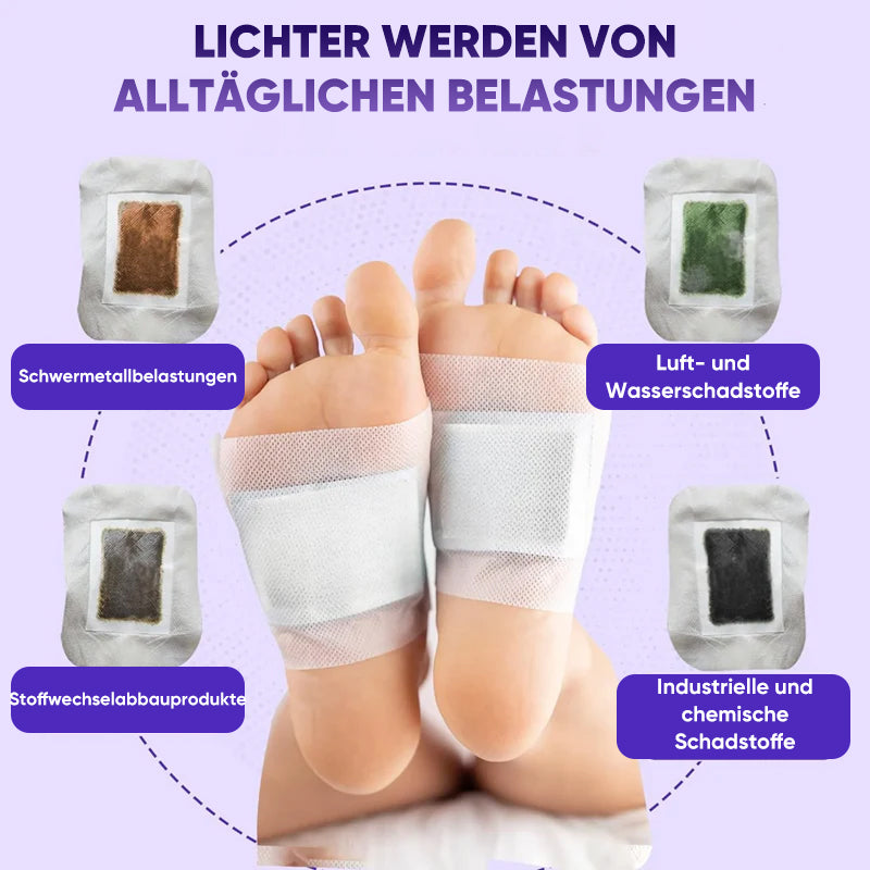 Kräuter-Detox-Fußpflaster zur Stresslinderung und für besseren Schlaf