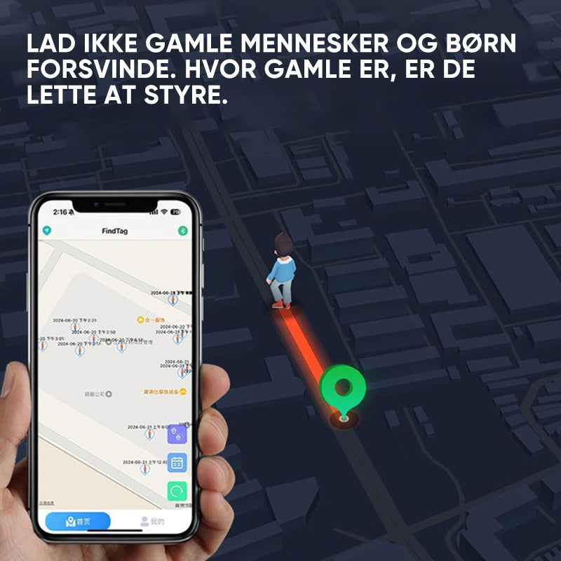 【Ingen SIM påkrævet】Smart GPS-sporer
