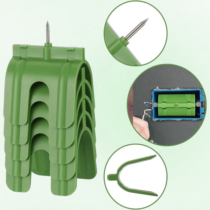 Markierungsmarkierungen für Trockenbau-Steckdosen