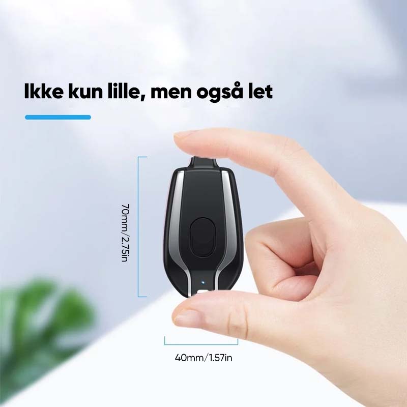 Powerbank til nøglering