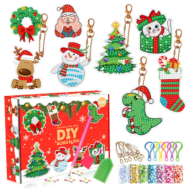 Weihnachts-Malaufkleber-Set