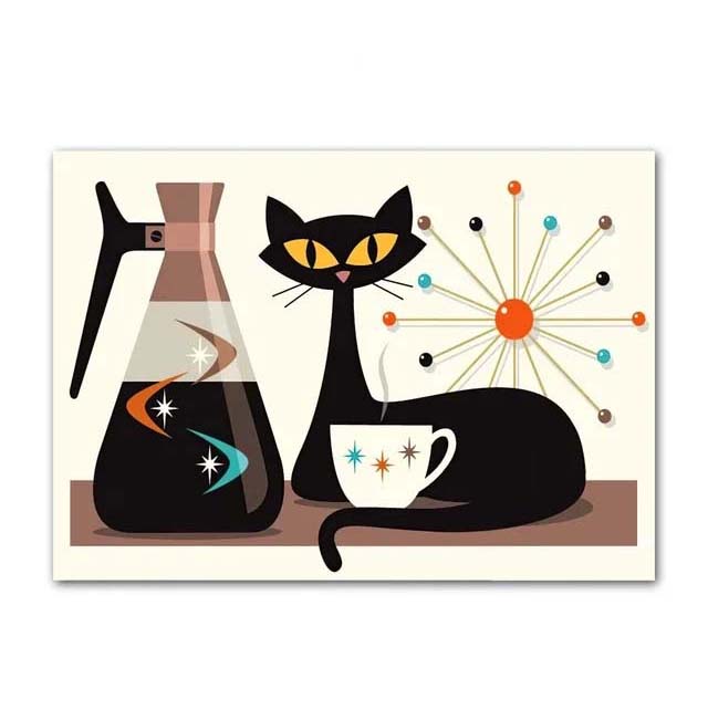 Katze Kunstdruck Dekorative Malerei