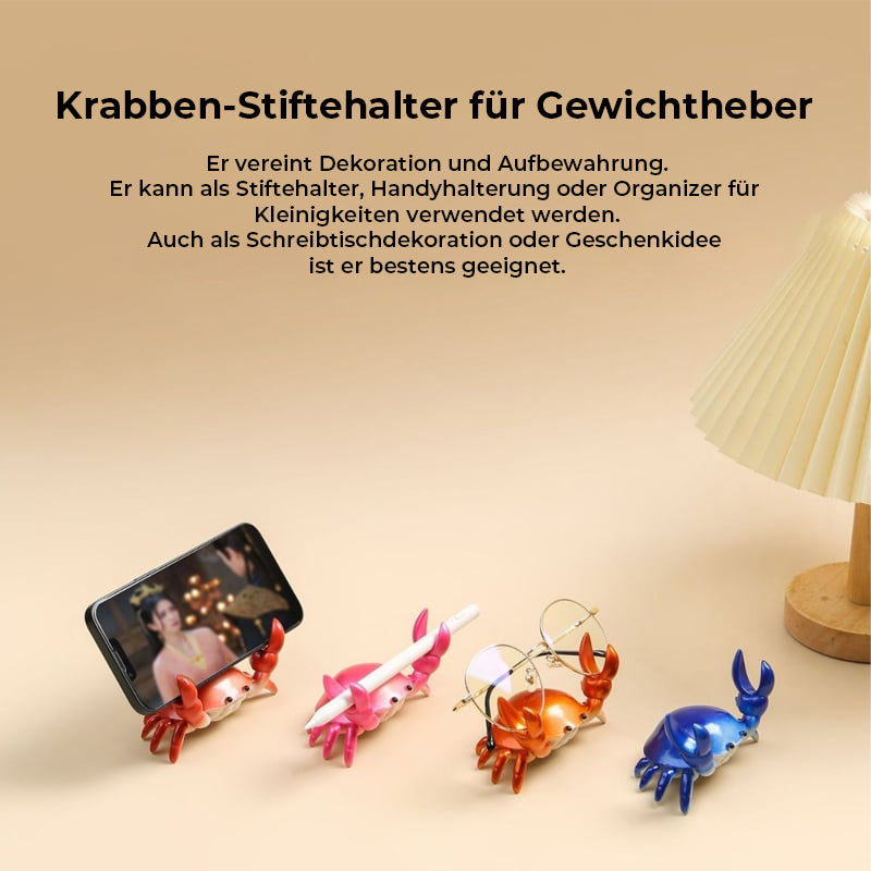 🦀Krebs beim Gewichtheben Stiftehalter