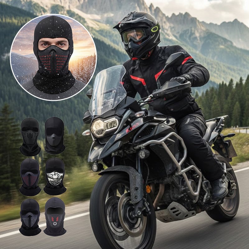 Winterfester, winddichter und wärmender Fleece-Gesichtsmaske für Radfahren und Outdoor-Sportarten