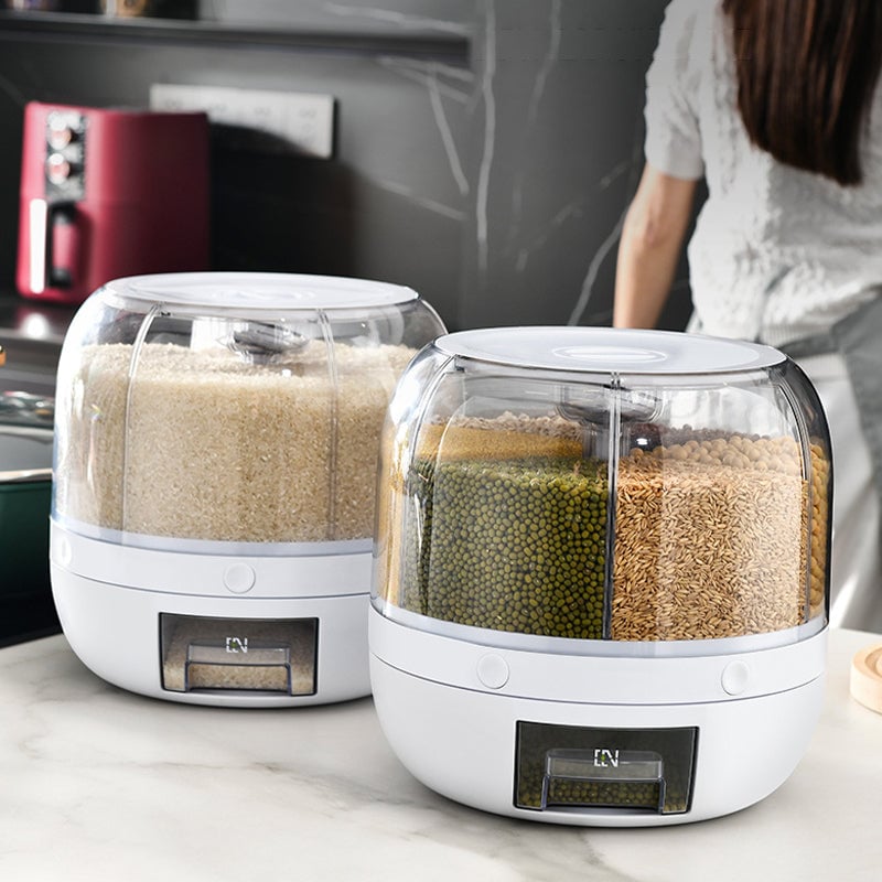 Feuchtigkeitsgeschützter Getreidespender mit Deckel
