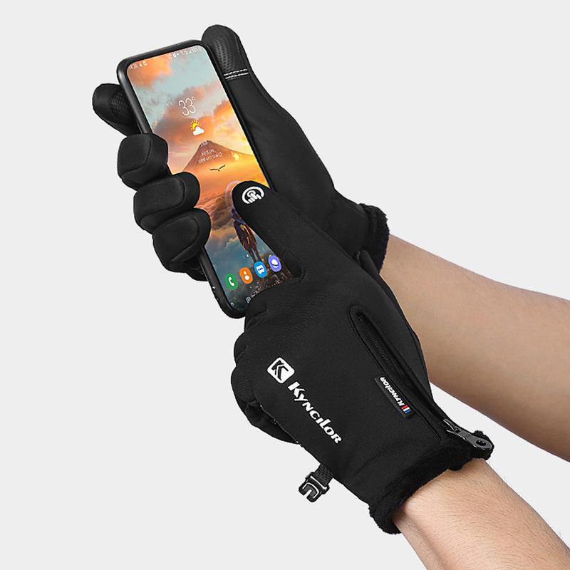 Vinter touchscreen vindafvisende handsker