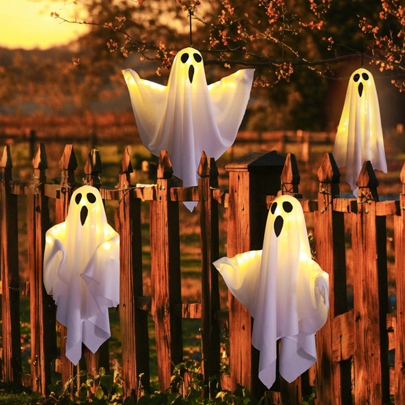 Leuchtender Halloween-Geister-Kronleuchter