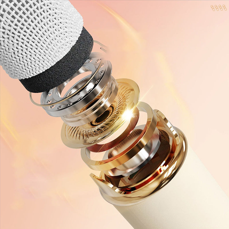Mini Karaoke-maskine med trådløs mikrofon
