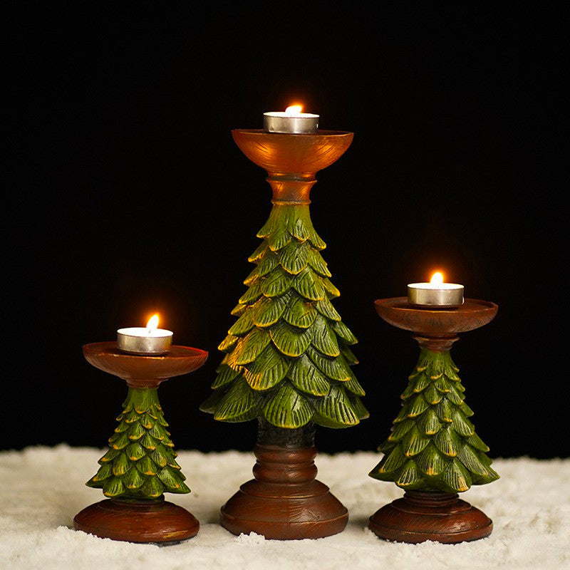 Retro-Weihnachtsbaum-Kerzenschmuck