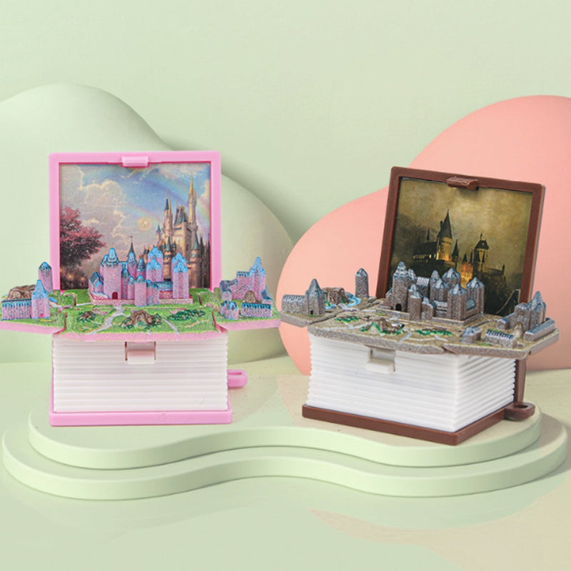 3D stereoskopisk bogfolding pop-up bognøglering