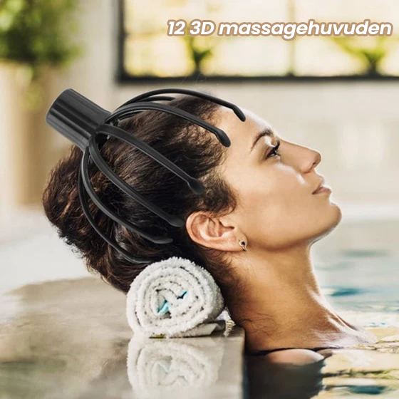 Blæksprutte hovedmassager