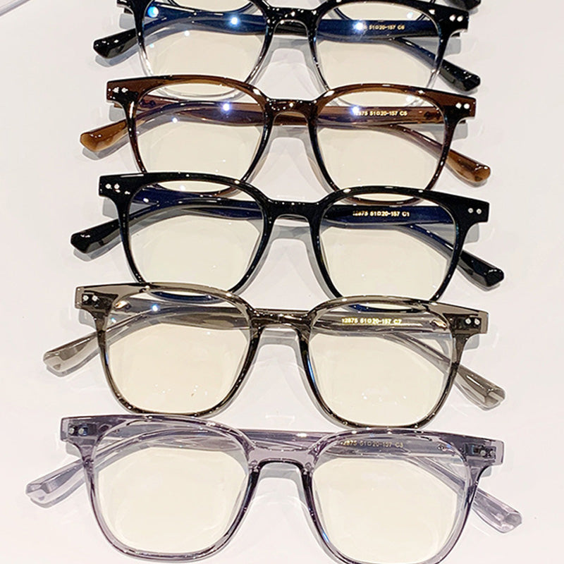 Anti-Blaulicht-Brille mit quadratischem Rahmen