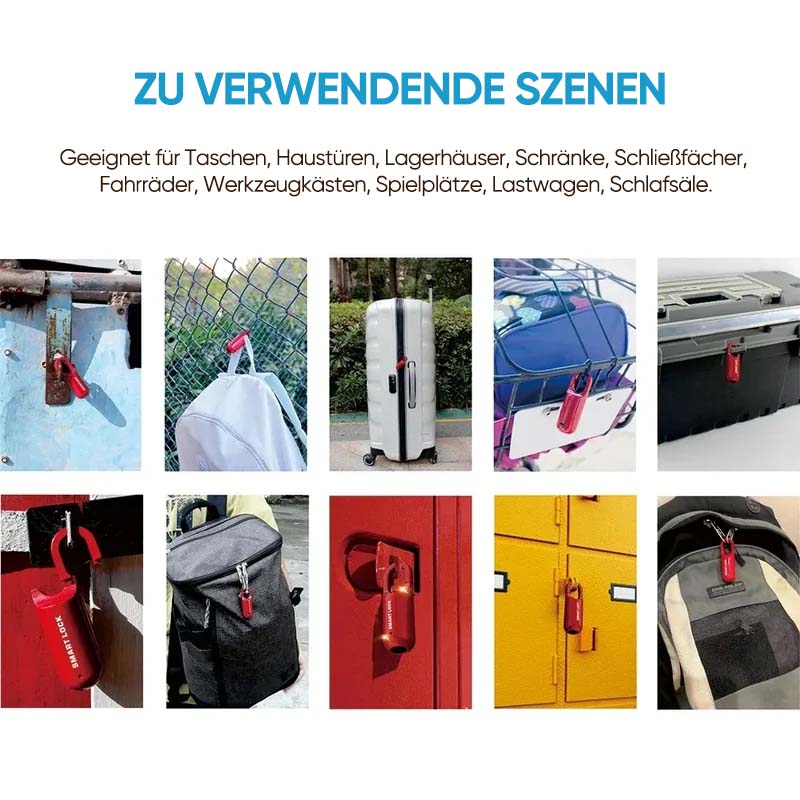 Mini-Fingerabdruck-Vorhängeschloss