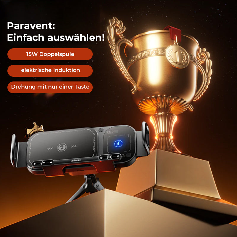 Kabellose Ladestation mit rotierbarer Halterung fürs Auto