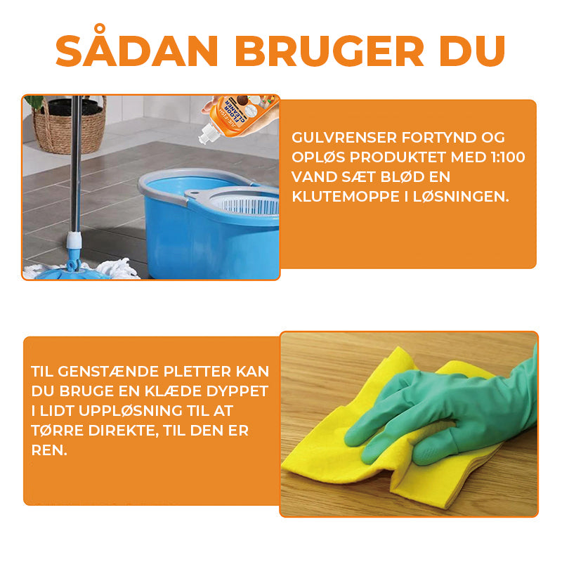 🔥🔥Kraftfuldt afrensningsmiddel til gulve