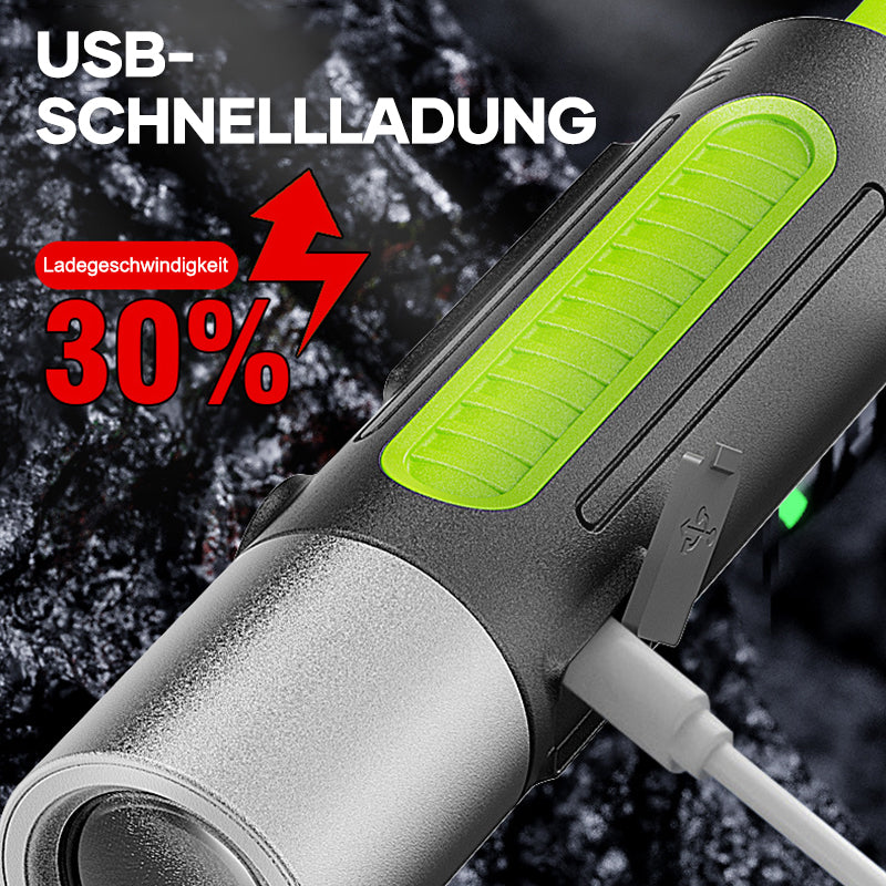 Multifunktionale Outdoor-Taschenlampe für Abenteuer