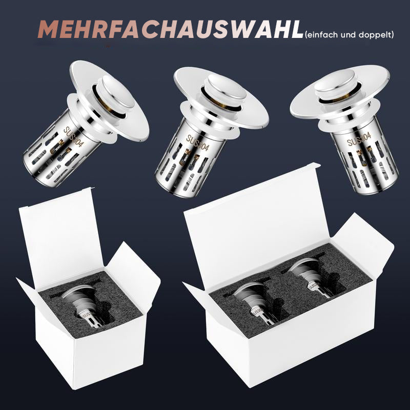 Universeller Abflussfilter für das Badezimmer Waschbecken