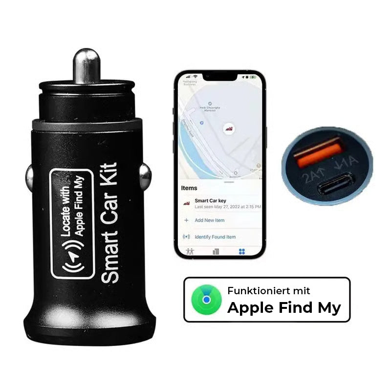 Autoladegerät mit GPS-Ortungsgerät und Tracker