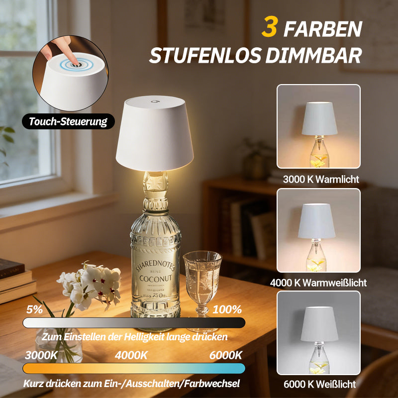 Kabellose Flaschenlampe